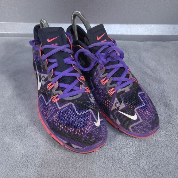 Nike Free 5 TR Fit 4 Running Sneakers Purple/Pink Women’s Size 6.5 (629832-402) - Picture 4 of 10
